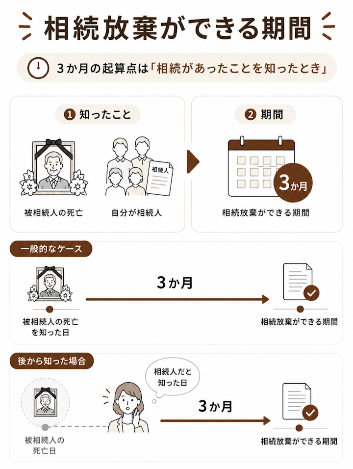 相続放棄ができる期間