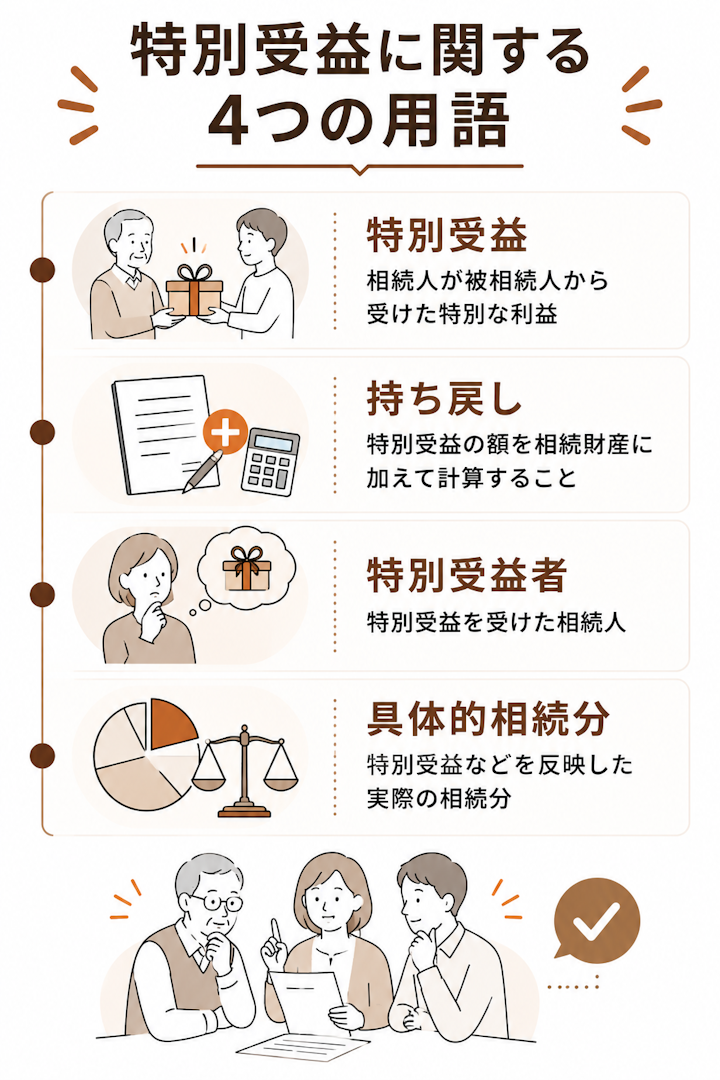 特別受益に関する用語解説