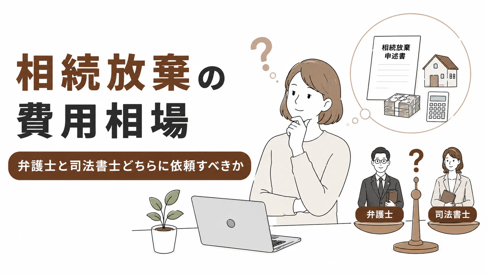 相続放棄の費用相場|弁護士と司法書士どちらに依頼すべきか、費用を抑える方法も解説