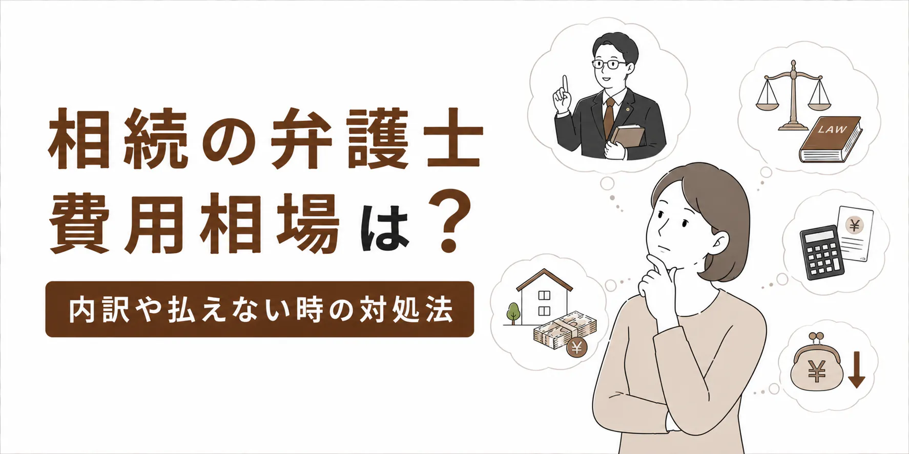 【具体例】相続の弁護士費用相場は?内訳や払えない時の対処法