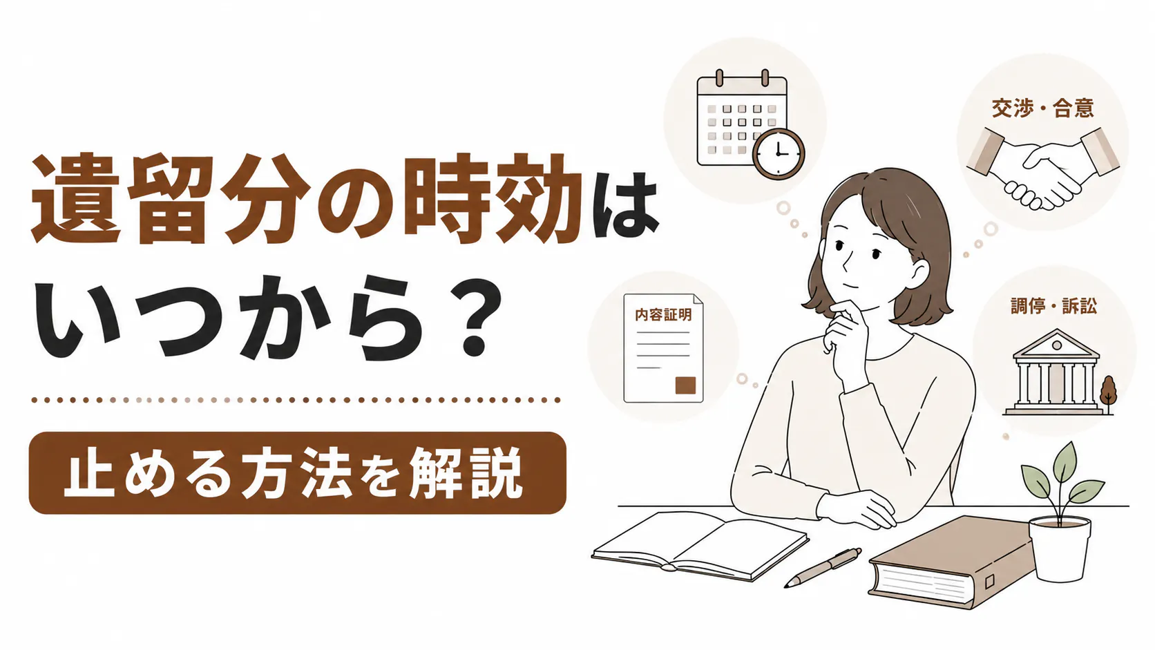 遺留分の時効はいつから？止める方法を解説