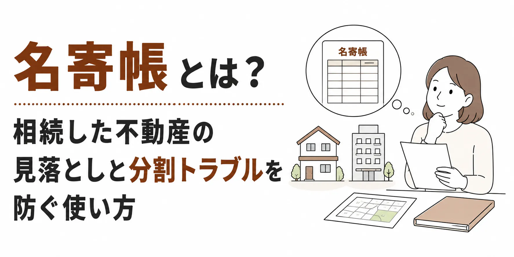 名寄帳とは？相続した不動産の見落としと分割トラブルを防ぐ使い方