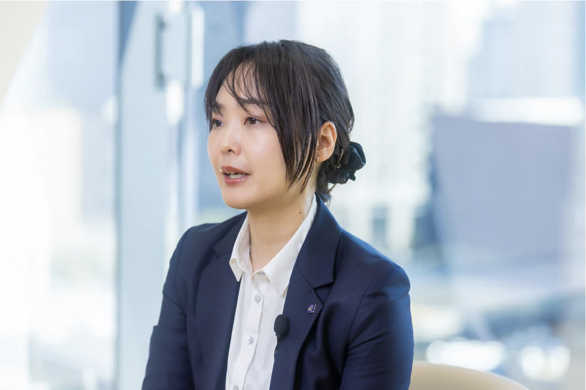トップダウンから対話型組織への変革について語る馬渡さん