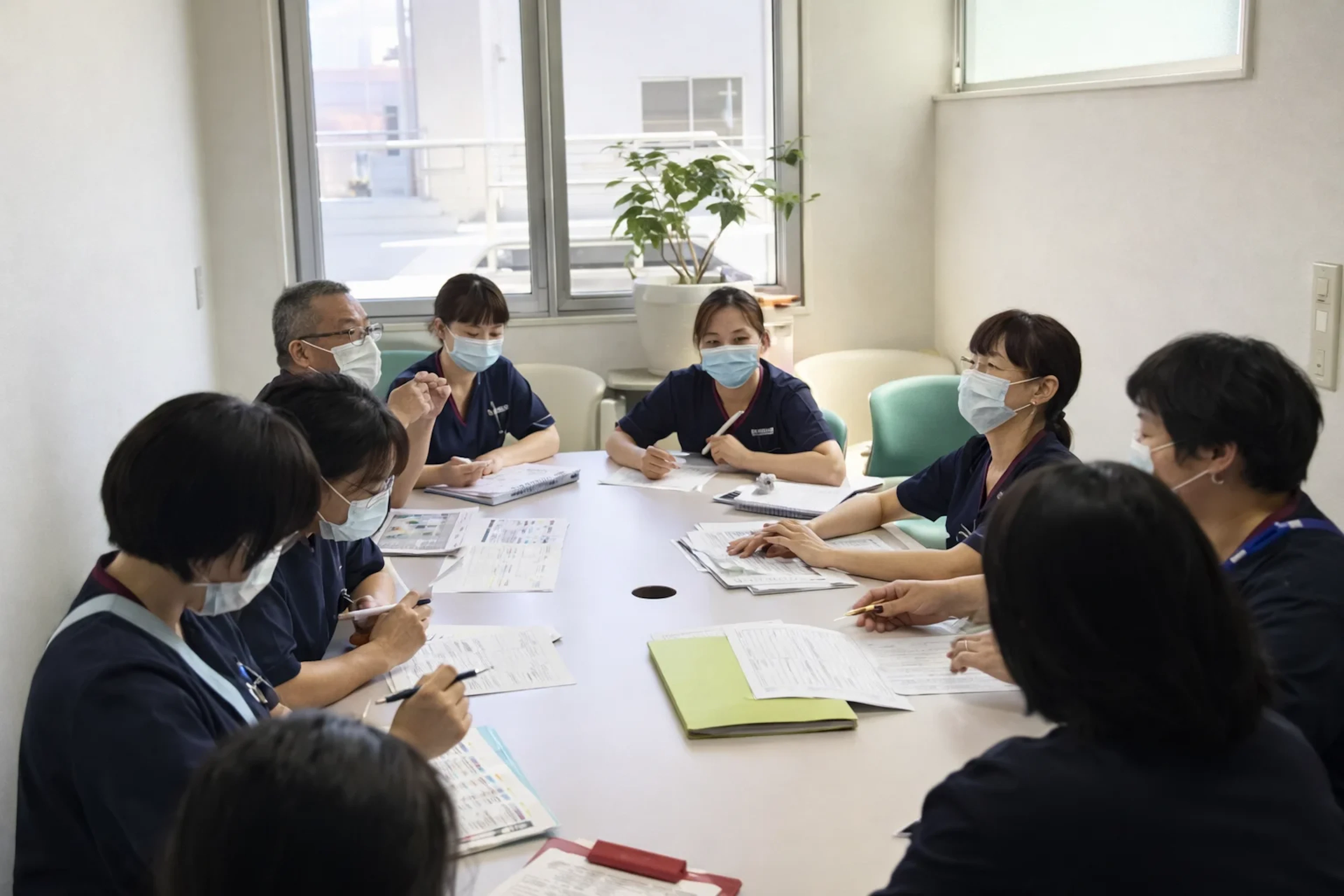 信和会明和病院-ミーティング