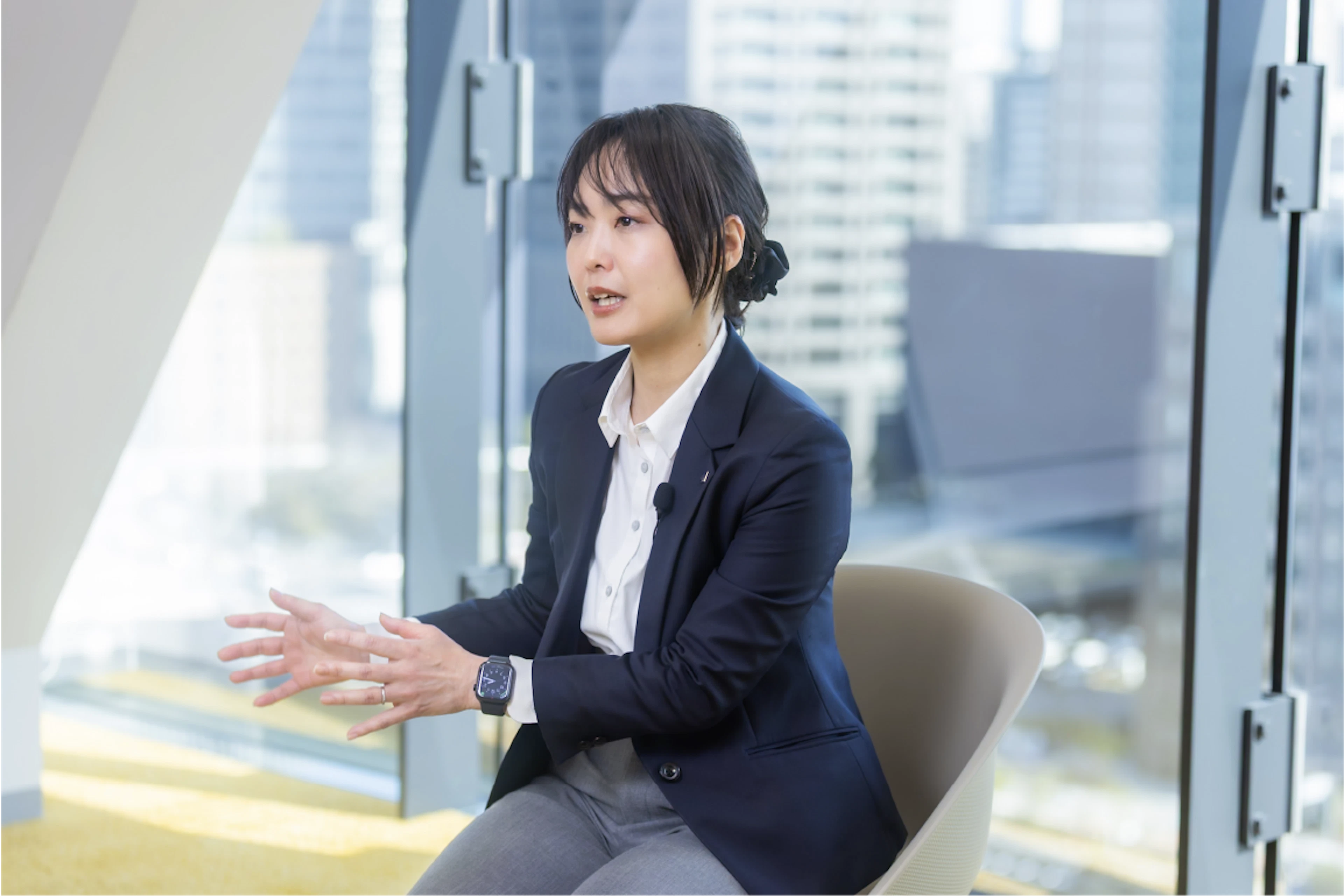 定着率向上と辞めない職場づくりの重要性について語る馬渡さん