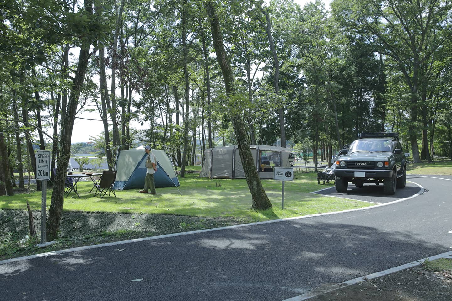 オートキャンプサイト（F） | RECAMP | 富士モータースポーツフォレスト