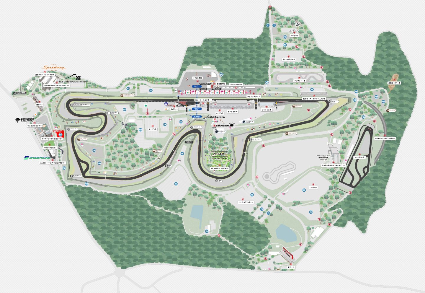 グループ⑥】P14指定駐車券 | 2026 AUTOBACS SUPER GT Round 4 | 富士