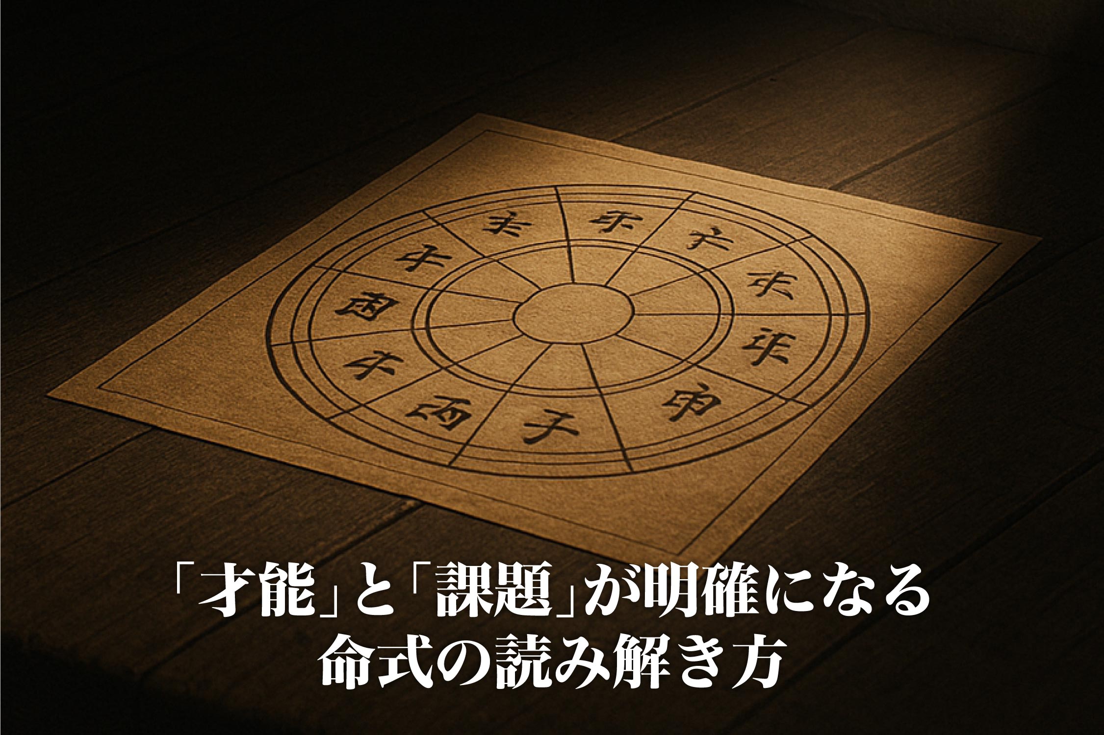 「才能」と「課題」が明確になる命式の読み解き方:自己理解の第一歩