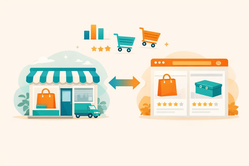 楽天市場とAmazonの違い|出店者視点で比較するモール特性と売上戦略