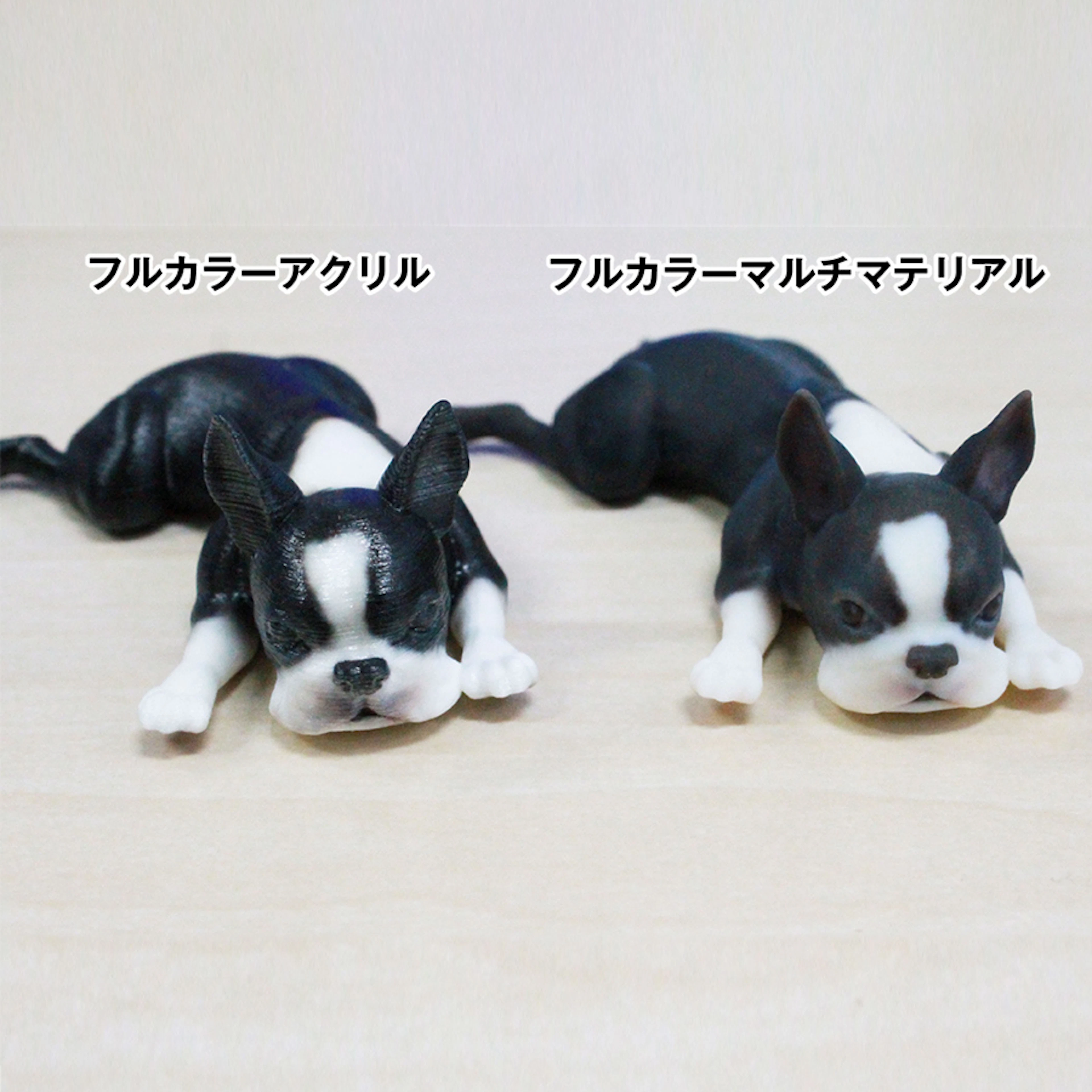 フルカラーマルチマテリアルはマットな仕上がりで積層が目立ちにくいです。