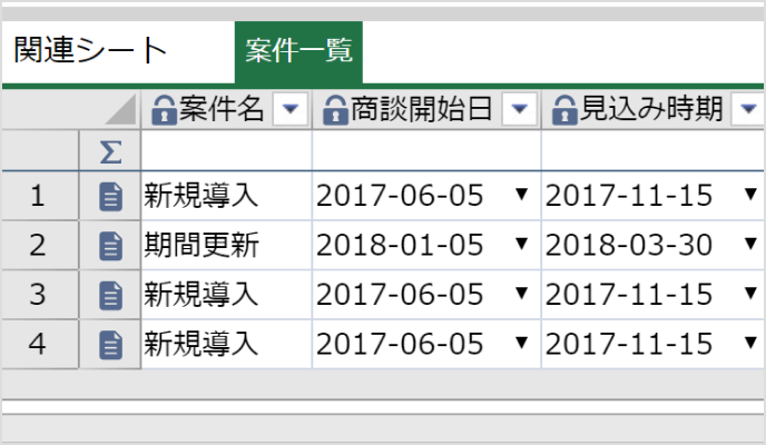 案件に紐づく活動履歴を1画面で管理