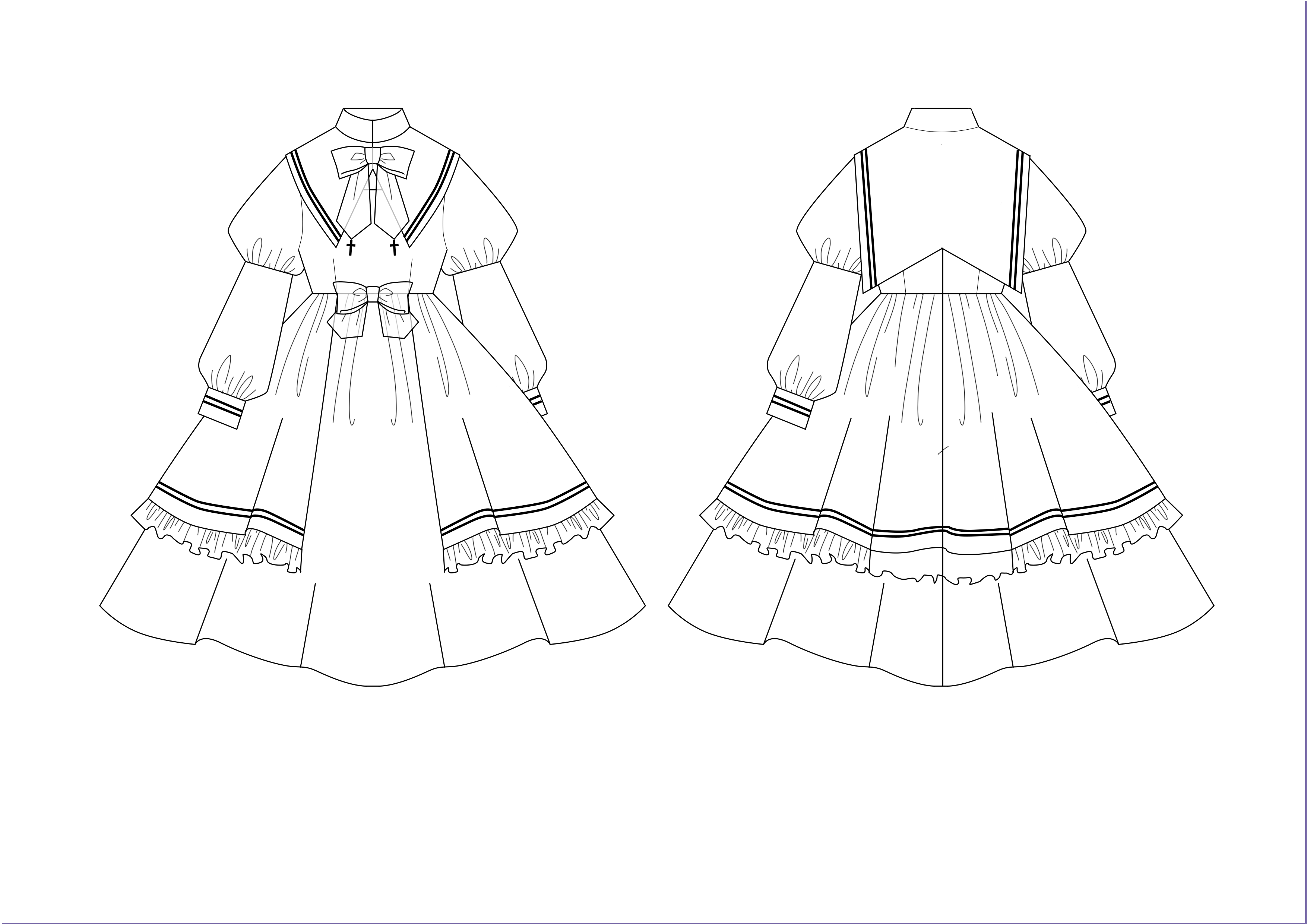 シスターワンピハンガーイラスト