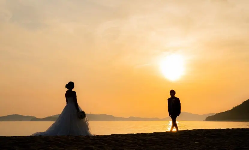 海ロケ！夕日フォト！