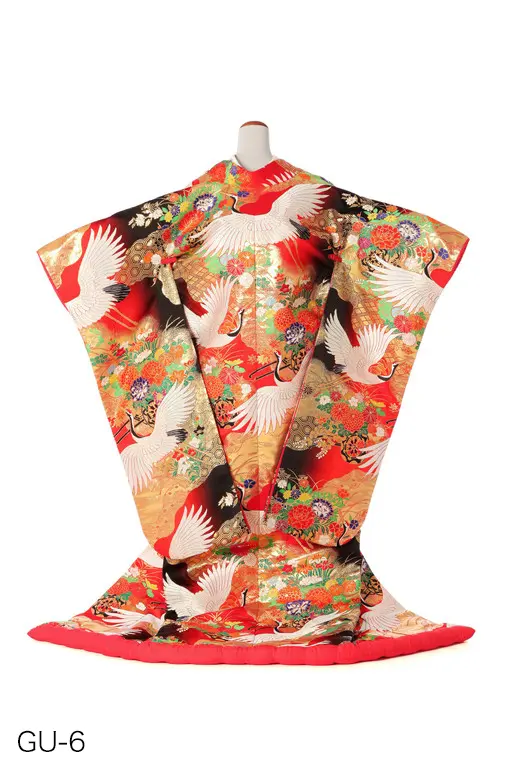 色打掛の衣装写真