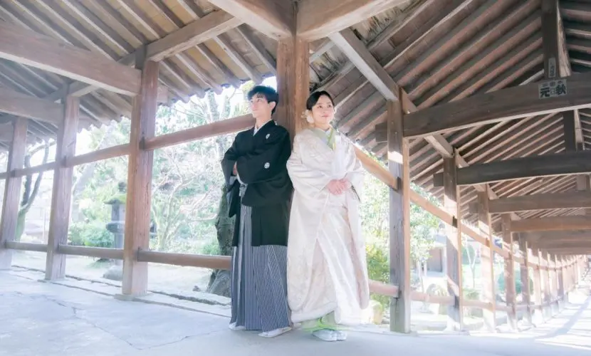 神社でロケーションフォト♩