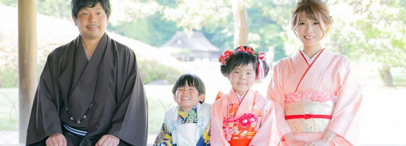 家族みんなでの着物姿！今しか残せない１枚が残せました！