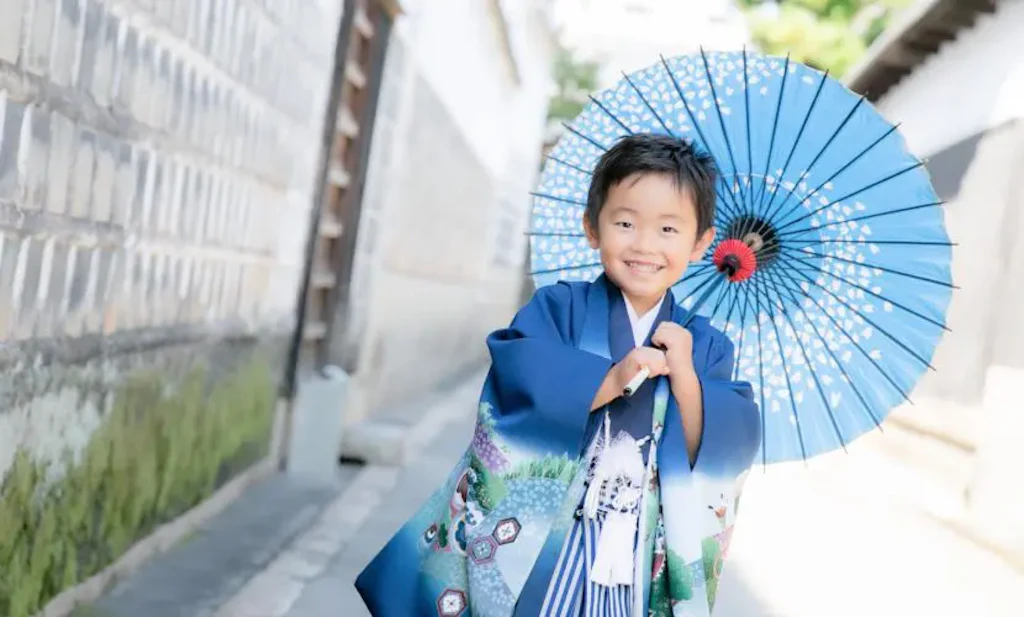 倉敷美観地区の七五三前撮り｜5歳男の子笑顔レポート