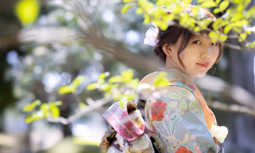 持ち込み振袖で春の前撮り