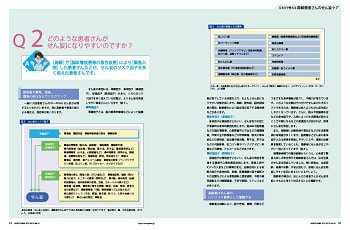 どのような患者さんがせん妄になりやすいかの特集1ページ