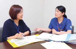 1回の研修につき2回程度保健所の研修担当者と打ち合わせを行う。