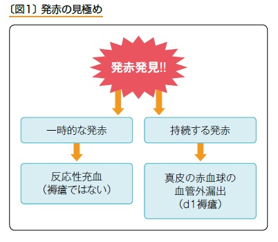発赤の見極め
