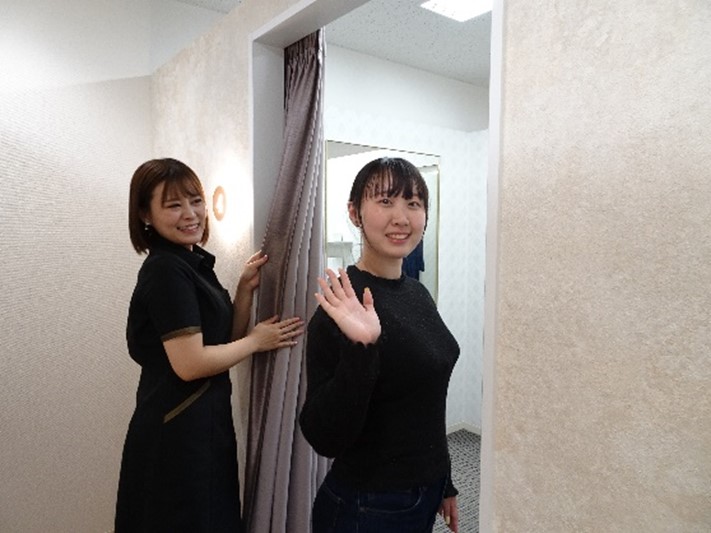 これから試着に行ってきます!