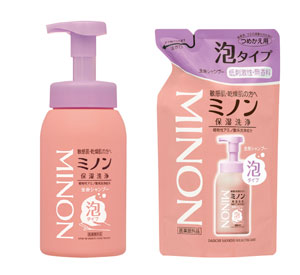 ミノン全身シャンプー泡タイプ