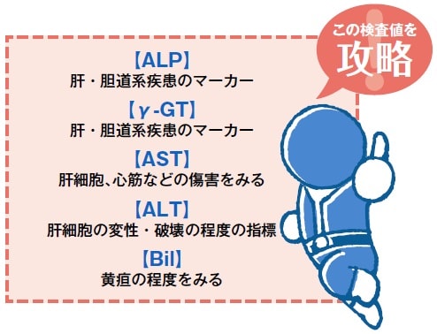 この検査値を攻略イラスト
