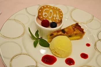 一人ずつに配られたデザート