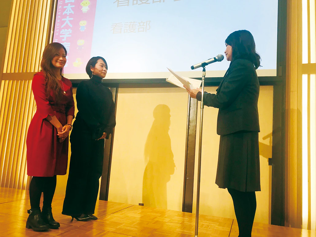 表彰式の様子