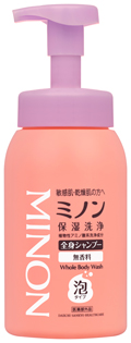 第一三共ヘルスケア_ミノン全身シャンプー泡タイプ