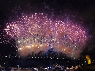オーストラリアの新年の様子