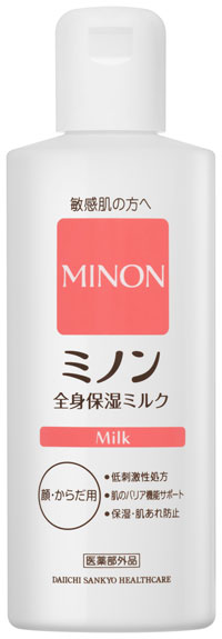 第一三共ヘルスケアミノン全身保湿ミルク