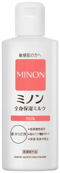 第一三共ヘルスケアミノン全身保湿ミルク