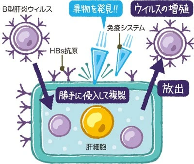 ウイルス攻撃のメカニズム説明図