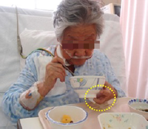 SpO2装着患者さん