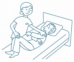 体位変換イメージイラスト