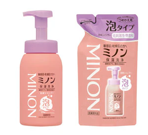 第一三共ヘルスケア_ミノン全身シャンプー泡タイプ