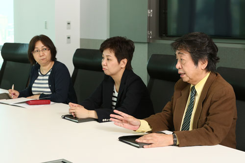 西田さん、下司さん、土谷さんの写真