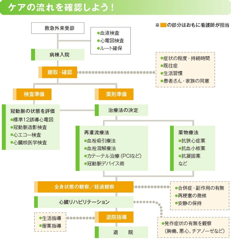 ケアの流れ説明図