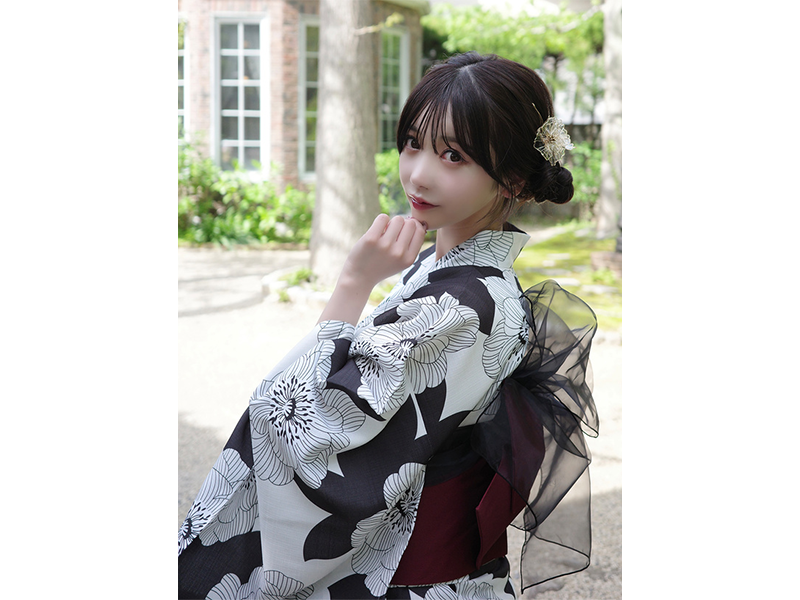 【新品】grl　花柄2部式浴衣セット[gi1611] Ｒちゃん着用 新品】grl 花柄2部式浴衣セット[gi1611] Rちゃん着用 - メルカリ