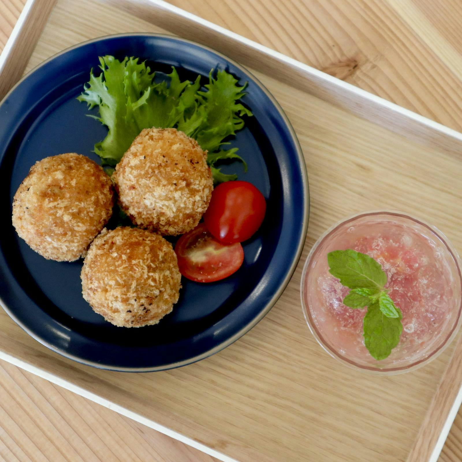 7月15日、心と身体が喜ぶヒーリング と手作りコロコロコロッケとサイダーゼリー