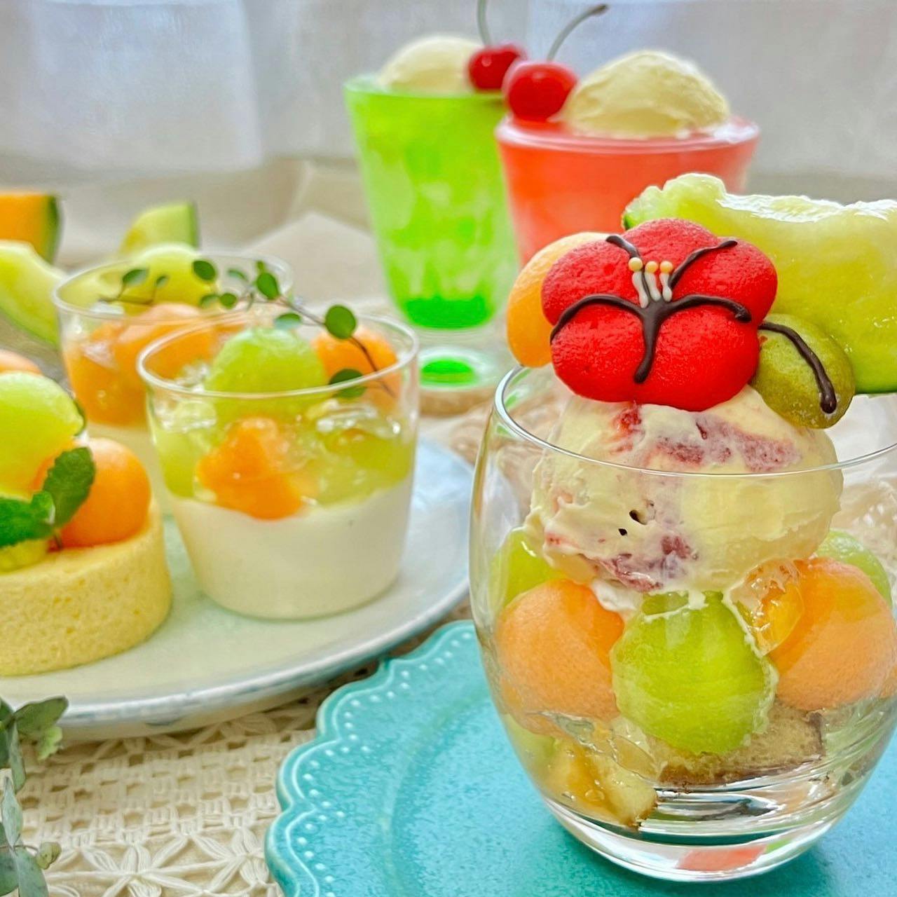 6月10日、「キネコンネ食堂」〜椿メロンと四季菓子カフェtsumugi〜