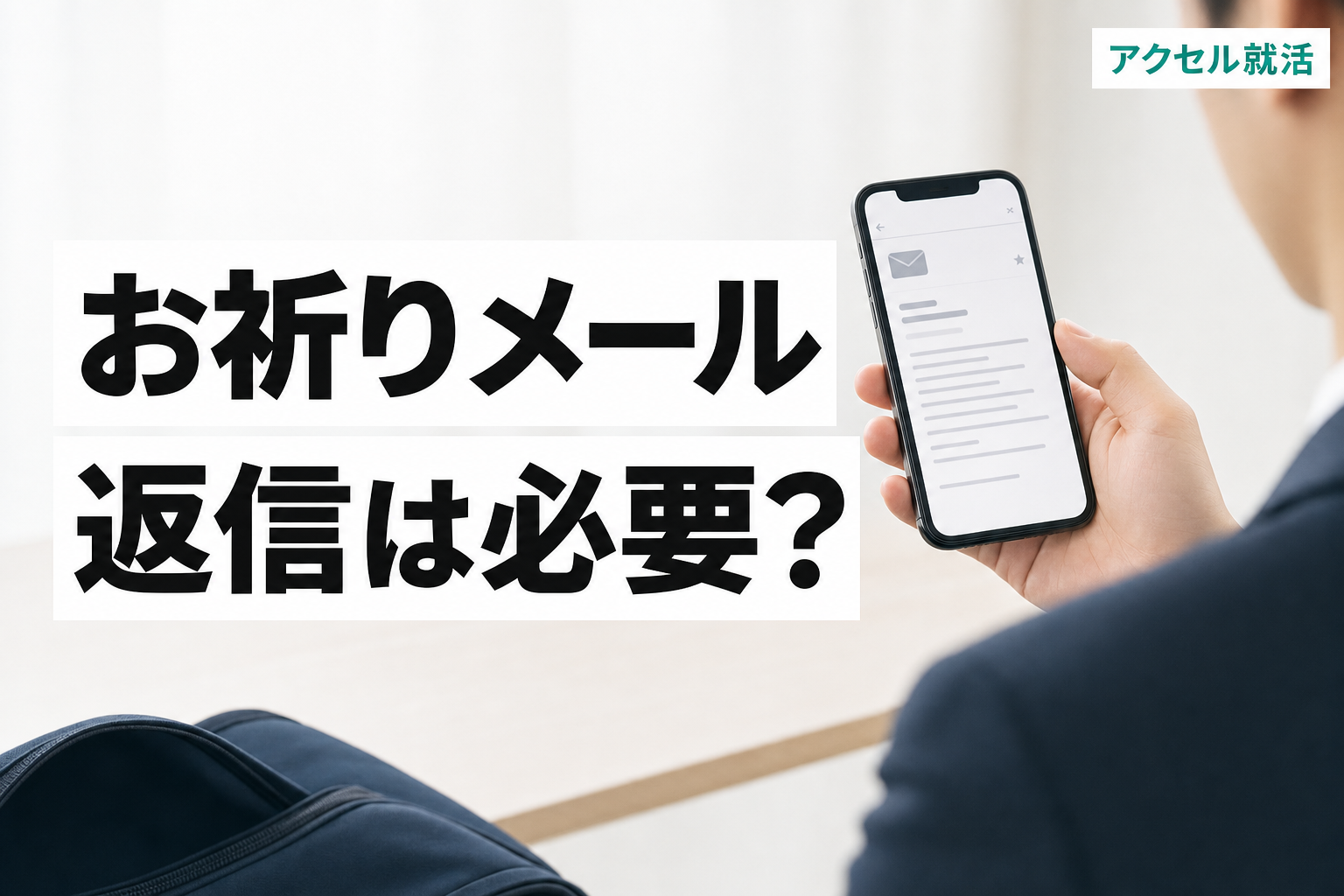 お祈りメールに返信は必要?基本不要な理由と返信すべきケース【例文つき】