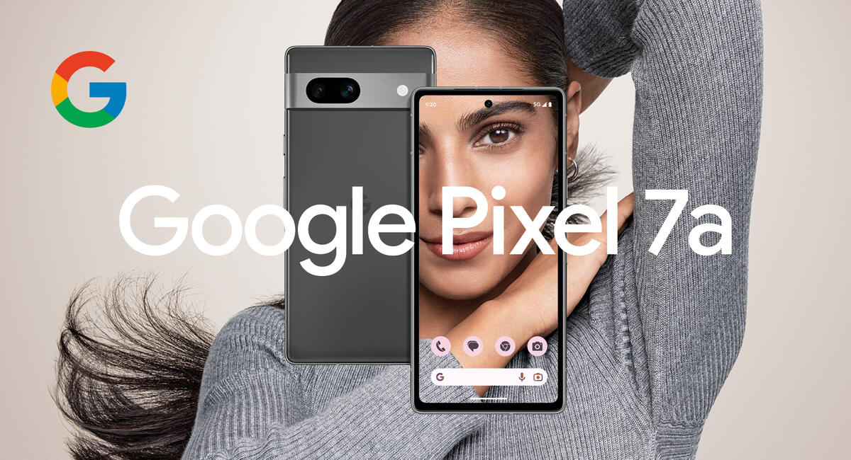 Google Pixel 7a と女性