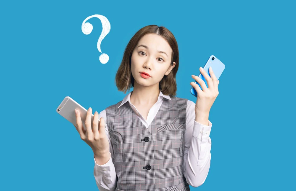 スマホについて疑問がある女性