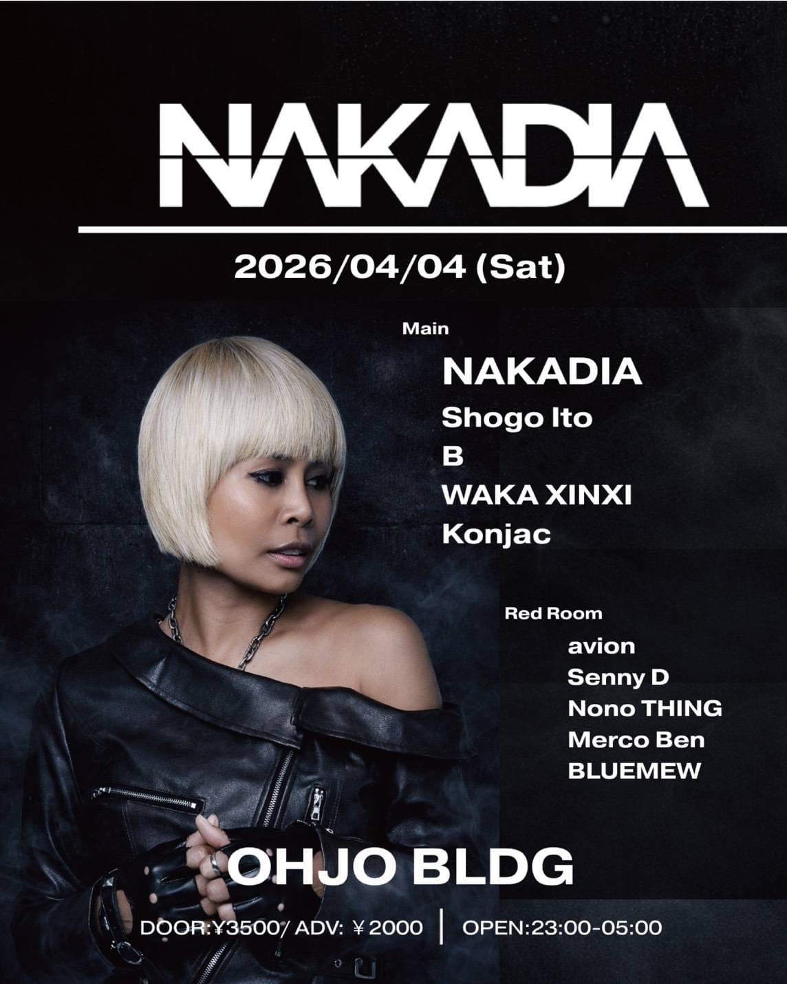 NAKADIA returns to OHJO BLDG