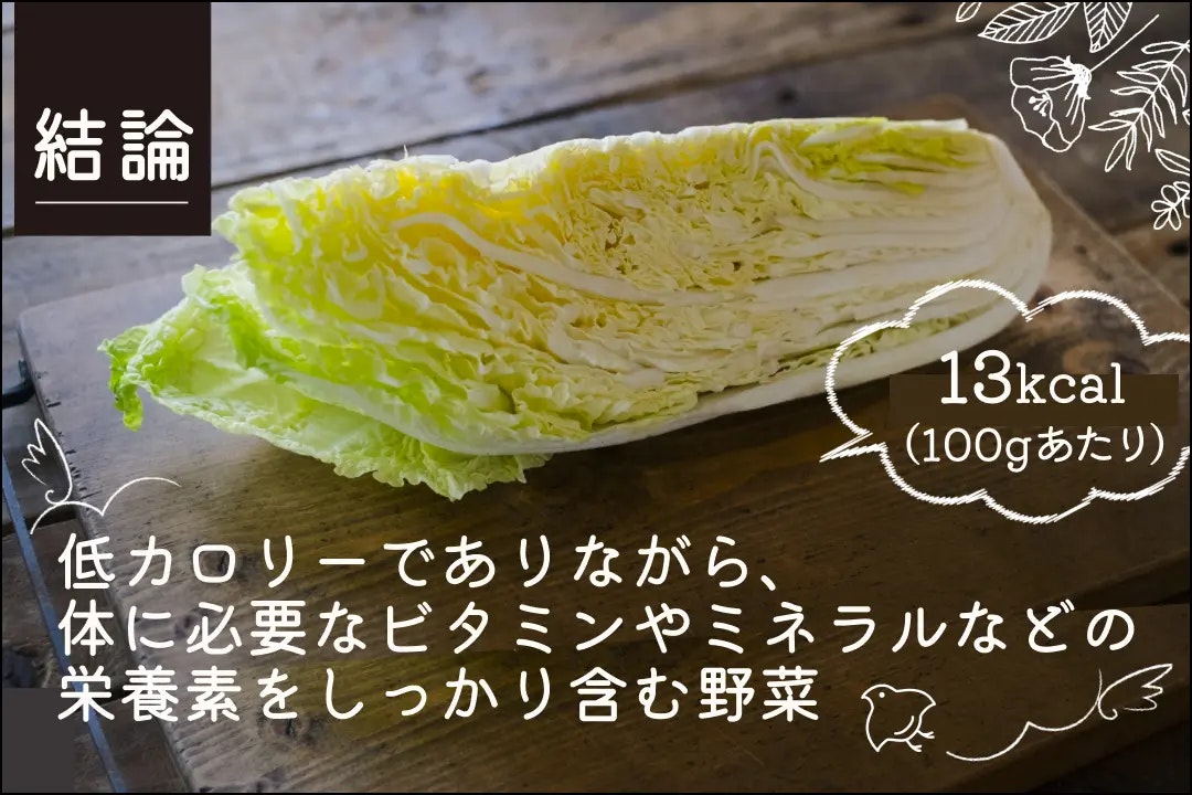 白菜の栄養価は？実はビタミンやミネラルが豊富な野菜！