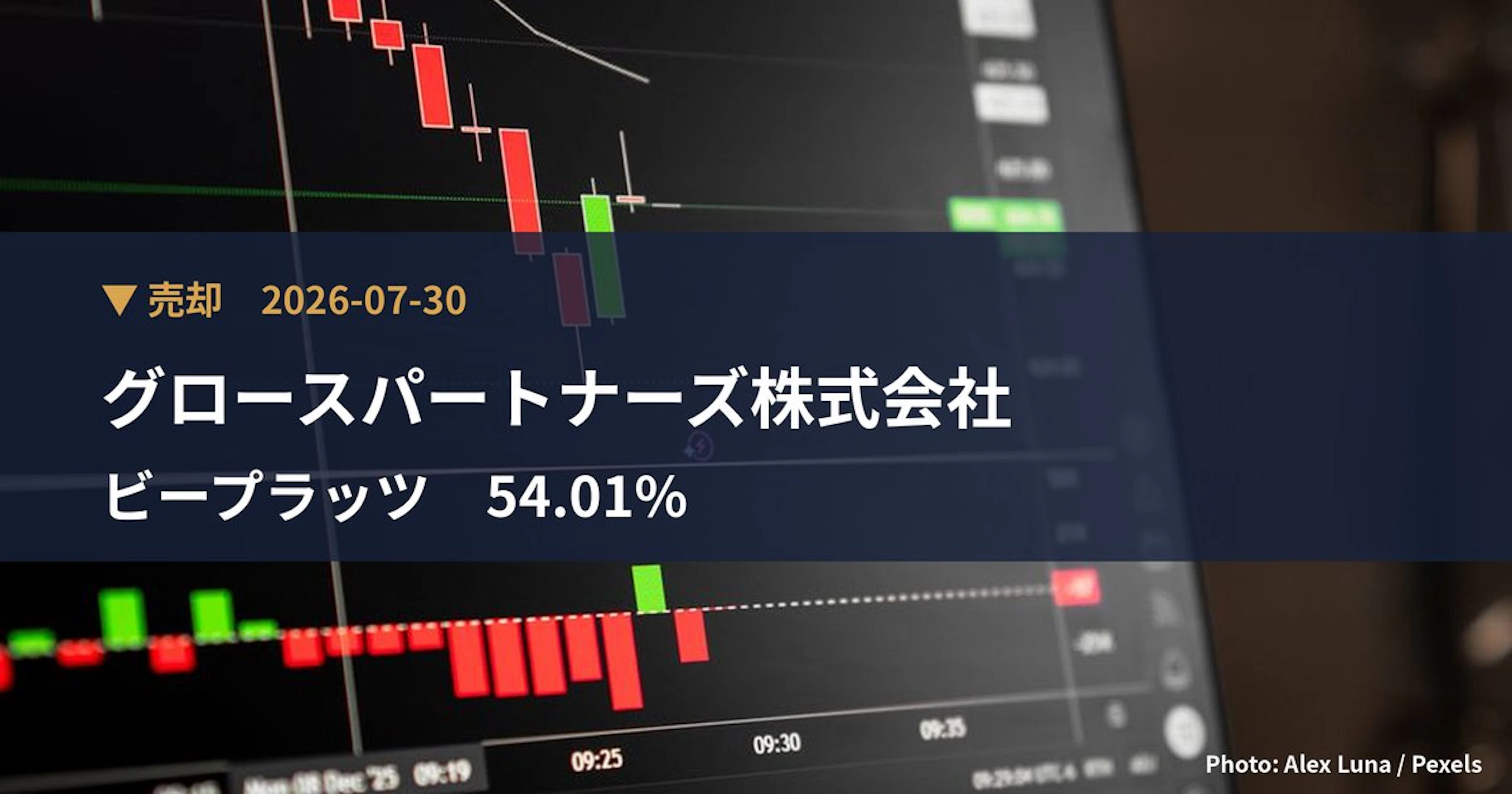 ビープラッツ(4381)、グロースパートナーズ株式会社が保有比率36.13%に引き下げ|大量保有報告書