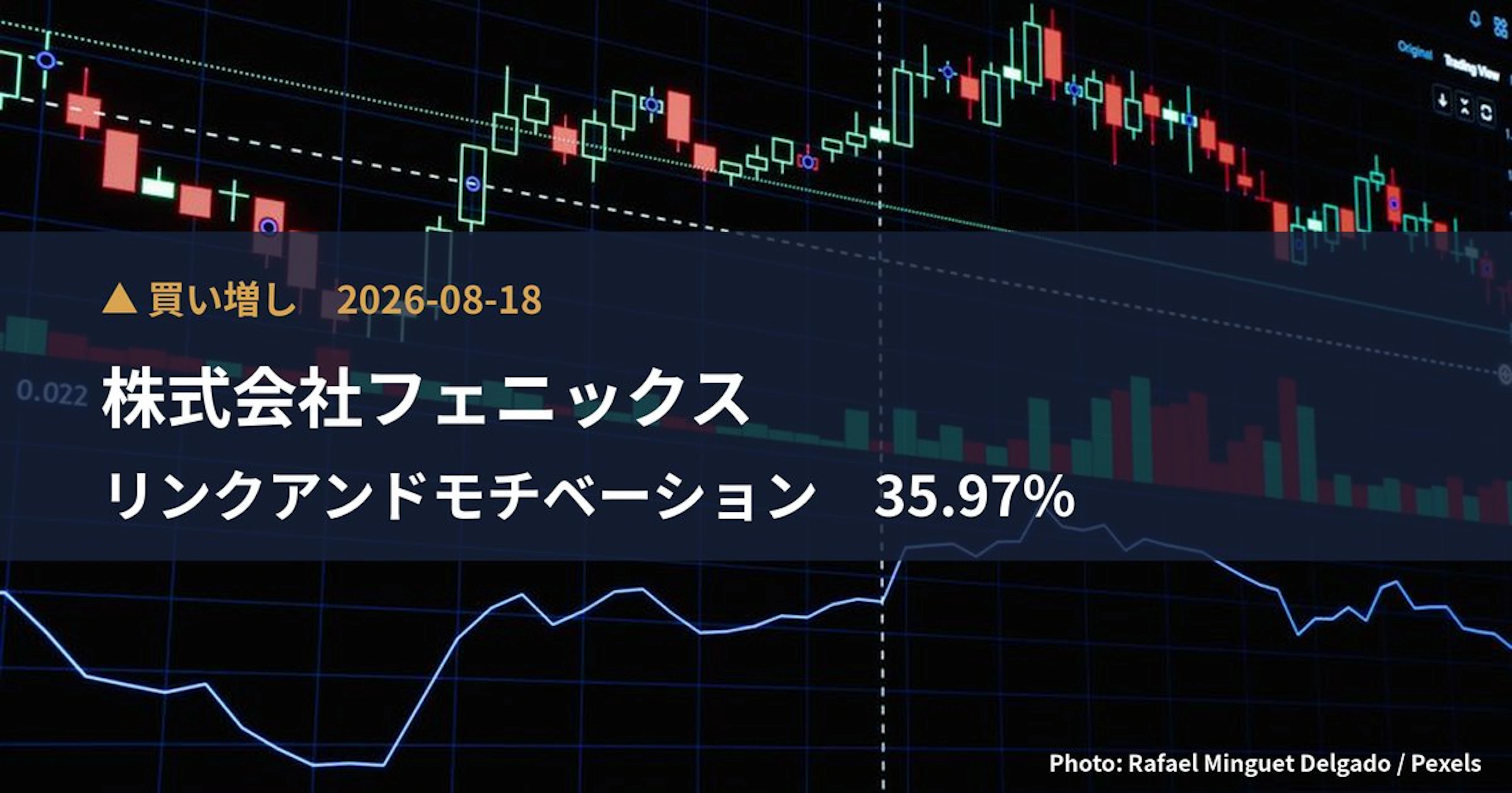 リンクアンドモチベーション(2170)、株式会社フェニックスが保有比率18.75%に引き上げ|大量保有報告書